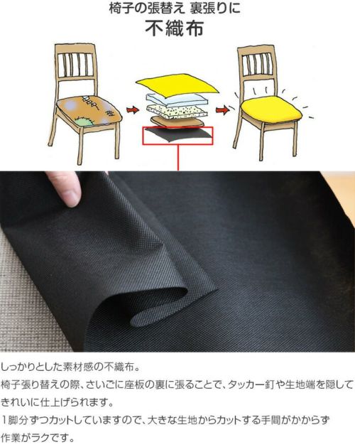 いすはりーず 5枚まで1送料／大判／ 不織布 単品 幅70×60cm 椅子の