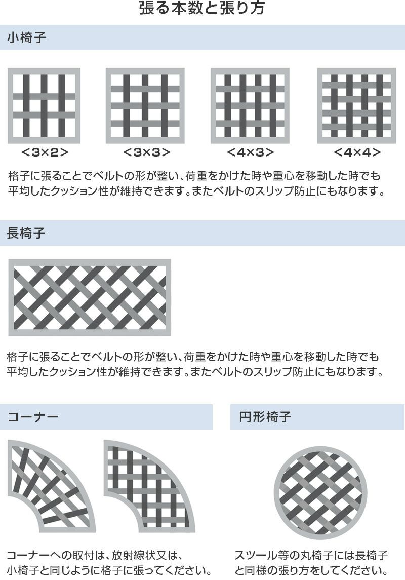 ウェービングベルト-チェアラッププラスベルトEM0106