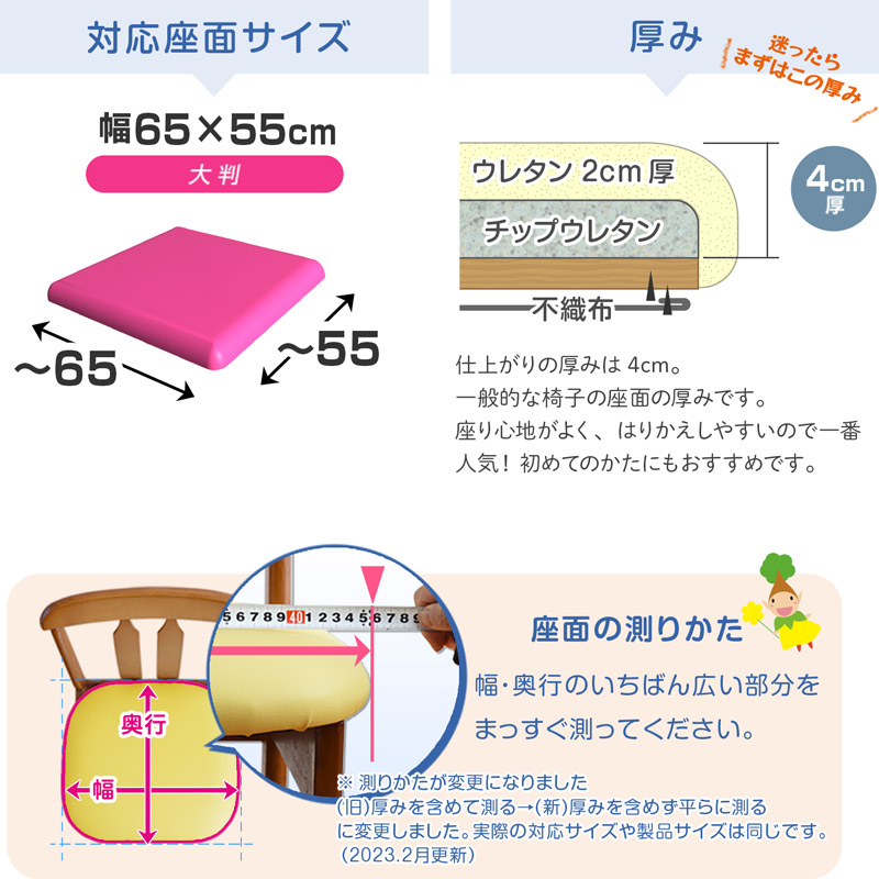 椅子の張替えセット