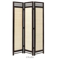 3色対応3連ラタンスクリーンSW07NSW07ATSW07PTナチュラルアンティークブラウンパイン籐製木製パーティション送料無料smtb-kb